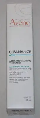 Avene Cleanance Acne Medicated Clearing Treatment Cream 1.3 fl oz Exp: 06/2025
