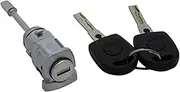 Rynplex 6L3837167B Left Door Lock Barrel Cylinder, for VW, for Seat, Ibiza Cordoba, for Caddy, Auto Ignition Lock Cylinder