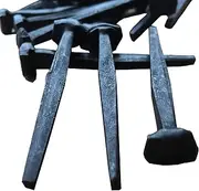 (10) 2.5" Wrought Head-Rose Head Nail - 10 Nails