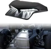 SAUTVS LED Auxiliary Light DRL Kit for Ryker, Black Hood Panel with Daytime Running Light for Can-Am Ryker 600 900 Sport & Ryker Rally Edition All Models Accessories (Replace #219400848#219401075)