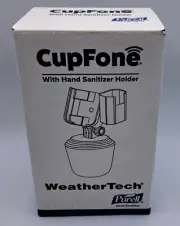 WeatherTech CupFone Automotive Cell Phone Holder With Hand Sanitizer Holder