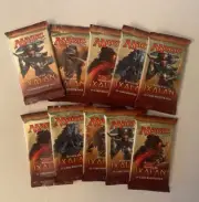 10 X MTG Magic the Gathering RIVALS OF IXALAN booster Pack ENGLISH Sealed