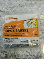 1 PACK OF ROOF & GUTTER DE-ICING KIT CLIPS &SPACERS CSP1 (1D3UP)