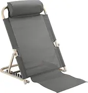 Adjustable Bed Back Rest Breathable Bed Backrest Adjustable Sit-up Backrest Folding Chair Neck Waist Backrest with Headrest Independent Headrest Backrest