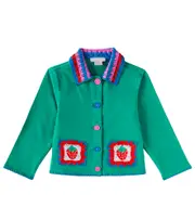[Stella McCartney Kids] Stella McCartney Kids Printed cotton jacket Y 3 green