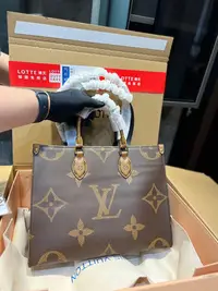 在飛比找Yahoo!奇摩拍賣優惠-【二手包包】Lv onthego Lv  AB面原料 ont