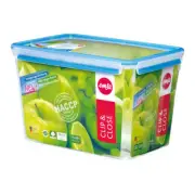 Emsa Clip & Close Food Storage Container, 10.8L, Bread Box Food Dispenser 508549