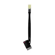 Jasart Elevate Professional Art Painting Flat Brush 1"/25mm Long Handle Black