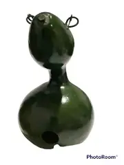 Meadowbrooke Gourds Bungalo BIRDHOUSE, Green 12 X 6”