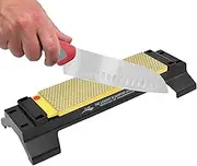 DMT (Diamond Machining Technology) W8FC-WB 8-Inch Duo Sharp Bench Stone Fine/Coarse with Base