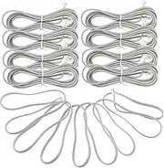 Rj11 6p4c 4-Wire Phone Cord Holder Replacement Cords Long Telephone Line Pu Ties Office Hotel Fax Machine Accessories