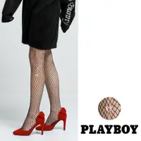 在飛比找蝦皮商城優惠-【PLAYBOY】性感彈力網襪│舒適彈力│破洞牛仔褲│穿搭│