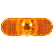 Truck Lite 69202Y3 Turn Signal Light Incandescent, Yellow Oval Lens, 1 Bulb,