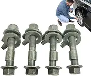 Tilt Bolts - Tilt Alignment Tool | Vehicle Bolt Tilt Screw, 4 x Camber Wheel Camber Bolts Eccentric Camber Bolts, Camber Bolts Kit