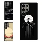 For Samsung Galaxy Z Fold Flip 3 4 5 6 zen Minimalist Kyoto Japan Aesthetic Case