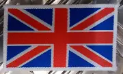 British Union Jack Flag UK / United Kingdom Sew on Patch / Badge NEW x 2
