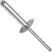 Large Flange Pop Rivets 3/16" x 7/8" Aluminum Body Steel Mandrel (6-14) Qty 500