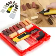 17pcs/set Laminate Floor Repairing Kit Wood Floor Scratches Repair Tool Kit A8I7