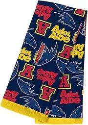AFL Team Supporter Cotton Tea Towel - Adelaide Crows - 40cm x 60cm