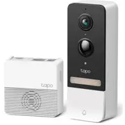 TP-Link Tapo D230S1 Outdoor Wire-Free Battery Video Doorbell with Chime 5MP/2K+ [Tapo D230S1]