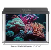 Colorful Underwater Coral Polyester Fish Tank Glass Backdrop Aquarium Background