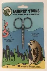 Small Scissor Fishing Tool in Plaid