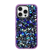 iPhone 16 Pro Impact Case MagSafe Compatible Deep Blue Crystal