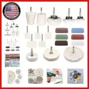 Complete Buffing Wheel & Polishing Pad Set with Ceramics for All Drill Types