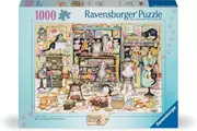 Ravensburger Puzzle 1000pc - Crazy Cats Mrs. Hardwick's Haberdashery