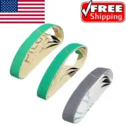 12 Pcs 1/2" X 10" Belt Kit For Work Sharp Combo Knife Sharpener Model WSCMB New.