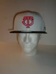 Minnesota Twins New Era fitted hat size 7 1/2 1991 World Series Not Hat Club