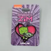 Invader Zim GIR Heart Enamel Pin New