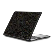 MacBook Air 13-inch (M2 - M4) Impact Case Ab Linear Rainbow Black