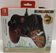 NEW Sealed Super Mario Bowser Power A Nintendo Switch Enhanced Wired Controller