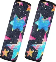 GAIREG Neon Watercolor Stars Car Seats Strap Covers Strap Pad Shoulder Bag
