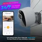 Security Camera Wireless Battery Powered Premium Vision CCTV Surveillance