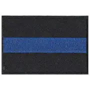 Thin Blue Line Rectangle Patch