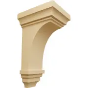 CORW05X05X10JEAL-CASE-2 Medium Jefferson Wood Corbels, 5"W x 5 3/4"D x 10"H, ...