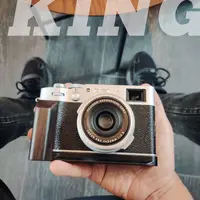 在飛比找蝦皮購物優惠-【King】原始富士X-100V相機手柄方形把手復古設計x1
