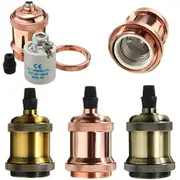 E27 E26 Vintage Retro Edison Screw Bulb Socket Lamp Holder Light Fitting Adapter 6277 02