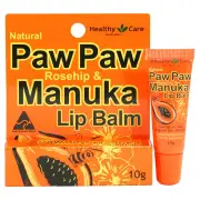 Healthy Care Paw Paw Rosehip & Manuka Lip Balm 10g
