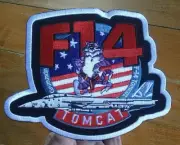 Large F-14 VF Grumman USN Fighter Squadron US Navy Military TOMCAT Patch