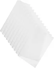 ZUNOXAZ 50Pcs Cushion Pouches Packing Wraps for Glassware Dishes Fragile Items Thick Protective Sleeves for Moving Storage Shockproof Reusable White