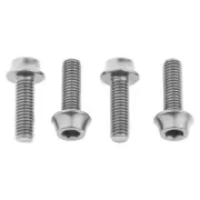 Wolf Tooth Bidon Cage Bolts — Silver / M5 x 15mm [4pc] —AUS STOCK— Water Bike