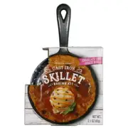 The Modern Gourmet Small Cast Iron Skillet Chocolate Chip Cookie Baking Kit NIB