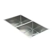 865x440mm Handmade Stainless Steel Undermount / Topmount Kitchen Sink with Waste