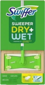 Swiffer Sweeper Mop Refill Dry + Wet Sweeping Cleaning Kit Cloth Floor Mopping