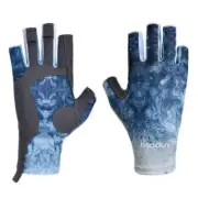 BOODUN P111439 Summer Fishing Gloves Outdoor Non-Slip Ice Silk Sunscreen Fishing