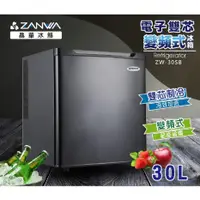 在飛比找蝦皮商城優惠-ZANWA晶華30L電子雙核芯變頻式冰箱/冷藏箱/小冰箱/紅