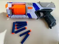 在飛比找Yahoo!奇摩拍賣優惠-Nerf 左輪六發 軟彈槍 泡棉子彈 玩具槍  ToysRU